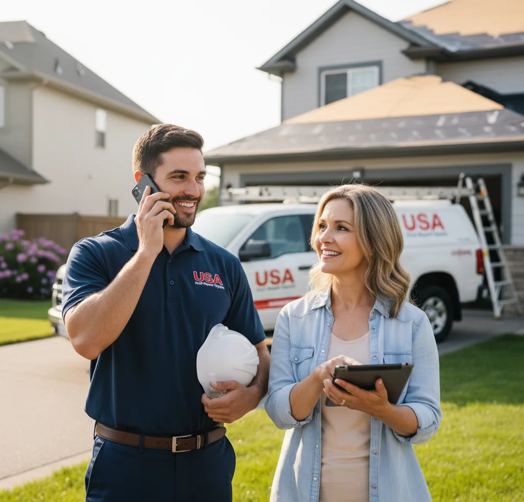 USA Roof Repair Experts customer support in Ingram